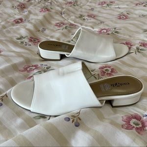 Dainty white mules by East 5th